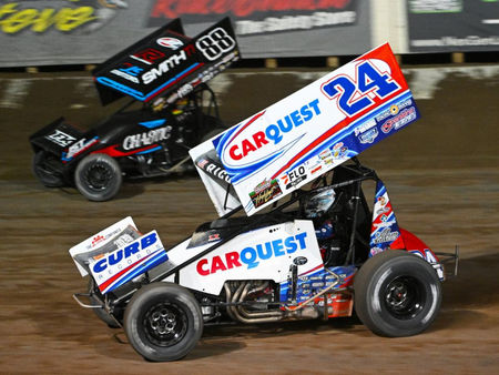 SMOKE SHOW: Rico Abreu Delivers First Win with Tony Stewart/Curb-Agajanian Racing #24