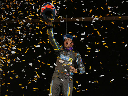 Nick Hoffman Beats Bobby Pierce to the Flag in Swamp Cabbage 100 Duel at Hendry County