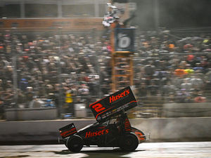 Gravel Charges from Fifth to Win Federated Auto Parts Showdown at Ohsweken Finale