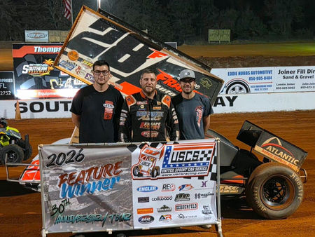 Franek Drives to Third Straight USCS Win at Hunt the Front Southern Raceway