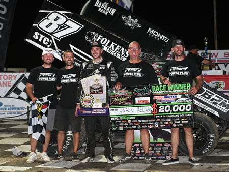RED-HOT: Aaron Reutzel Remains on Fire with Third-Straight High Limit Win, Cashes $20,000 at Grandview Speedway