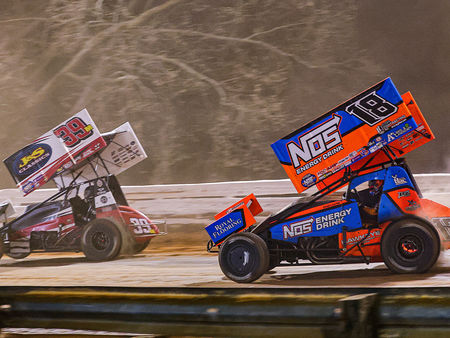 Kahne Tops Williams Grove Duel with Haudenschild for First World of Outlaws Win