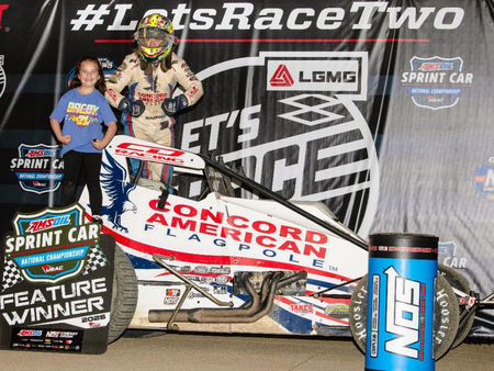 BACON BEATS ‘EM DOWN AT ELDORA,TIES DARLAND FOR 2ND ON USAC SPRINT WIN LIST