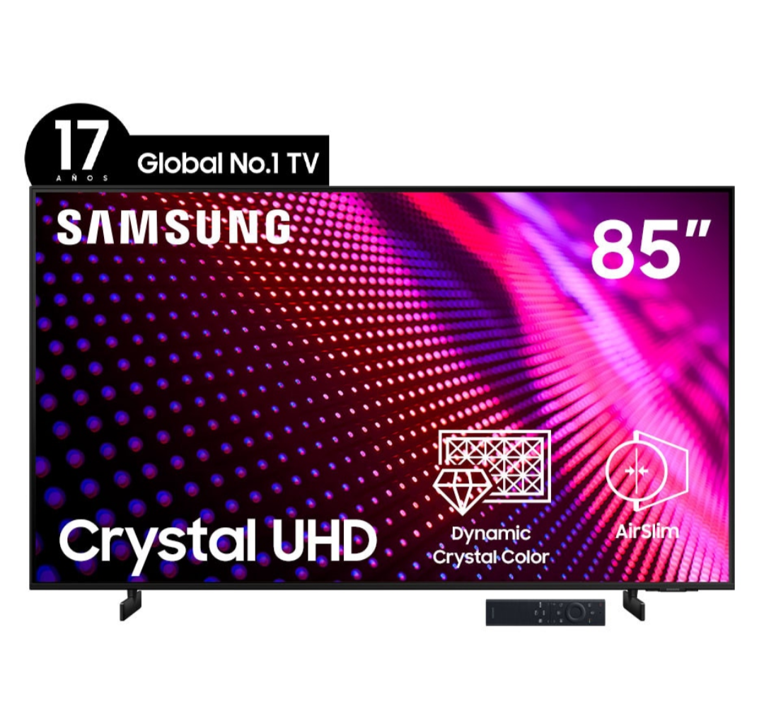 Pantalla Samsung UHD smart TV de 85 pulgadas 4K