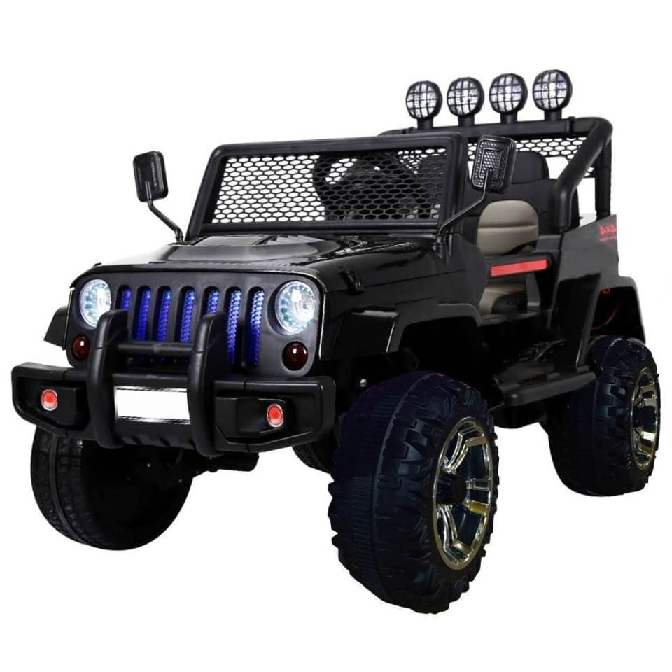 Montable Electrico Camioneta AEIOU Jeep Negro 12v

