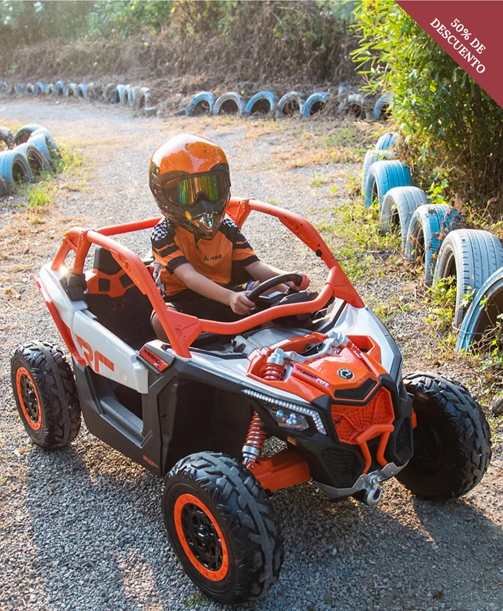 Thumbnail: Coche eléctrico Coche de juguete infantil de cuatro ruedas para padres e hijos A