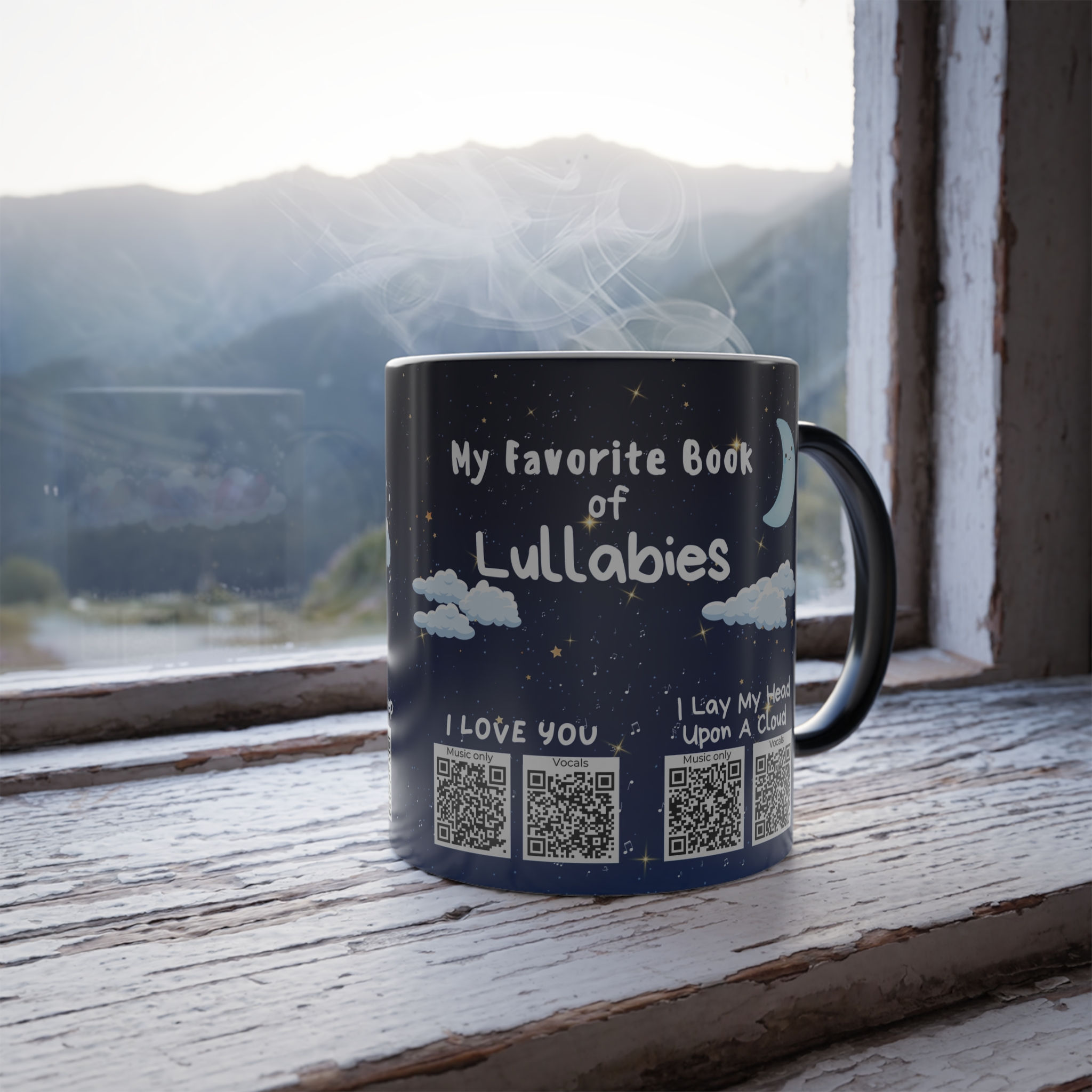 Musical Lullaby Color-Changing Mug — 'My Favorite Lullaby (11oz)