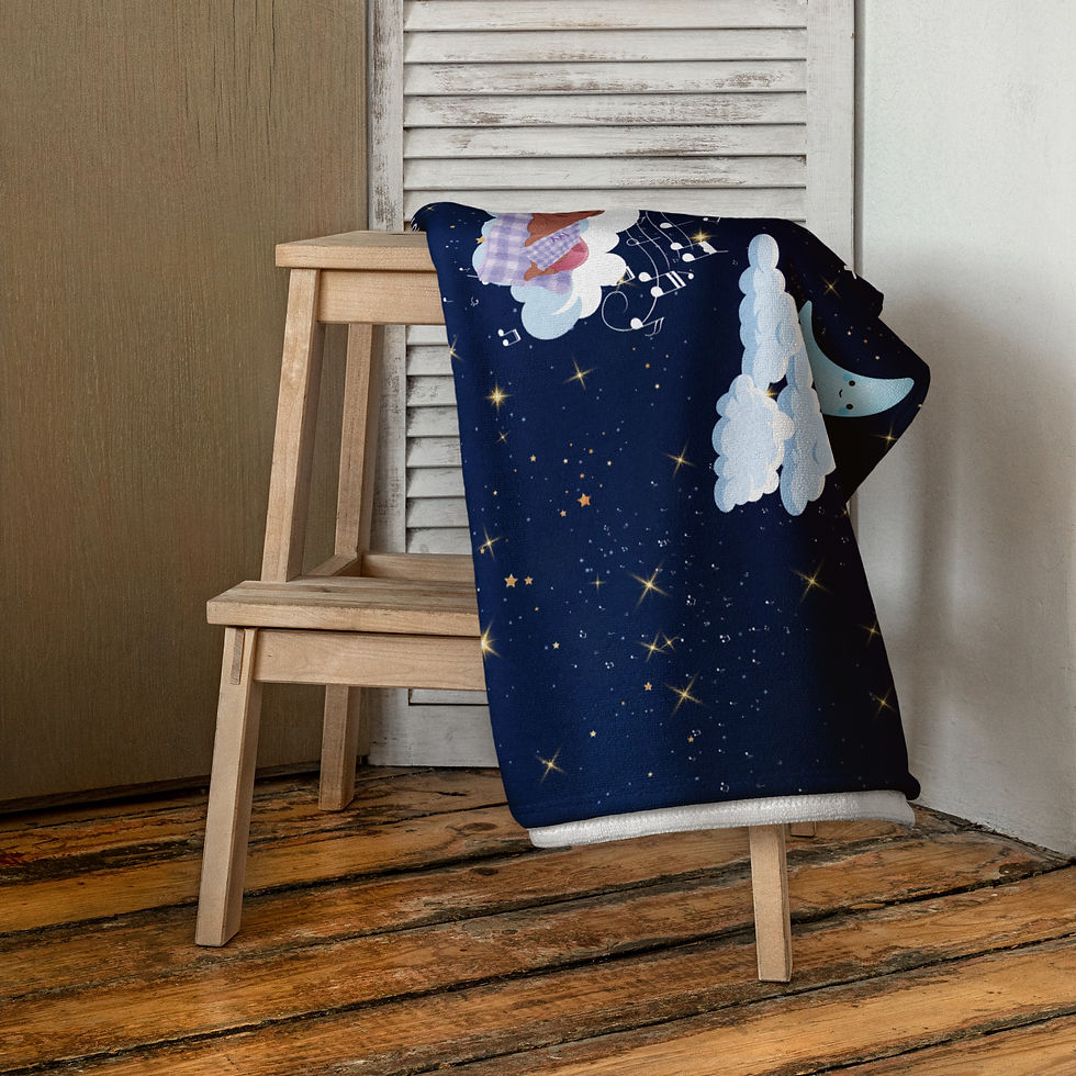 Thumbnail: Lullabies Bath Towel – 'My Favorite Book of Lullabies'