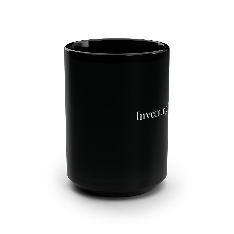 Thumbnail: "Inventing A to Z" Black Mug