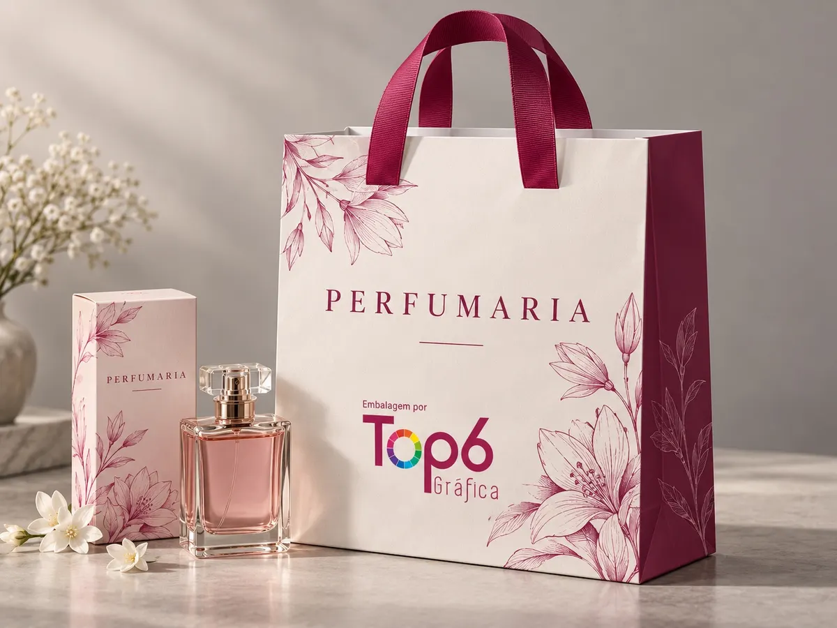 Sacolas de papel TOP6: Perfumaria