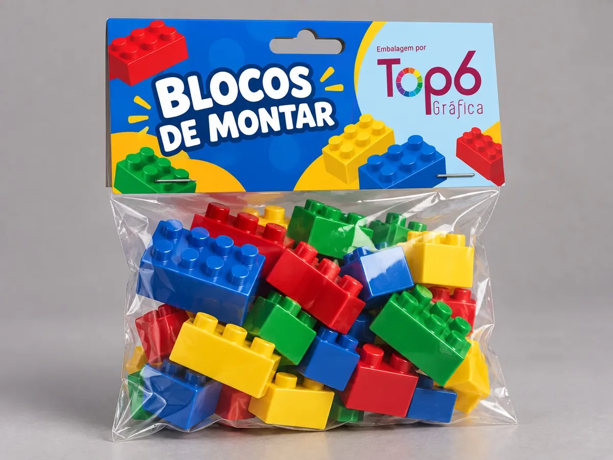 Embalagem personalizada TOP6 para Blocos de montar