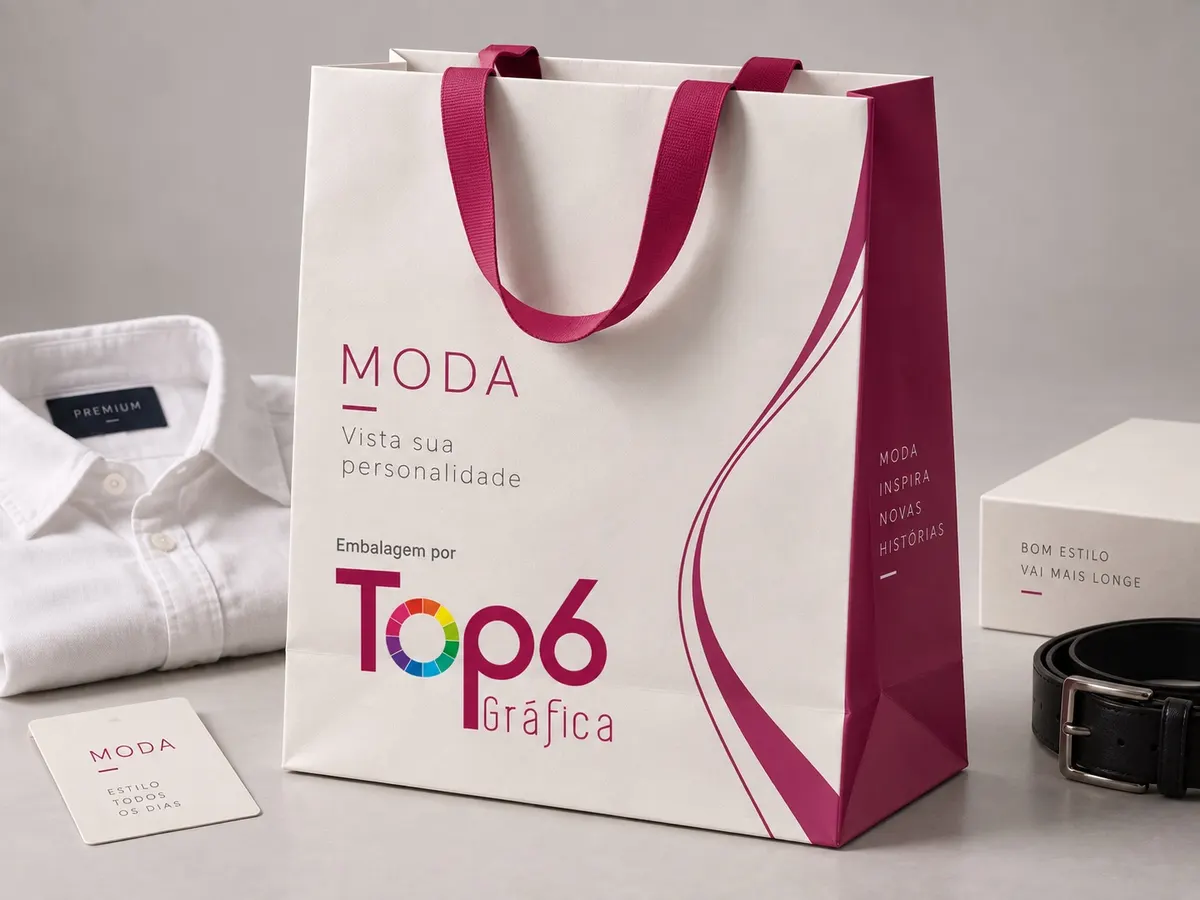 Sacolas de papel TOP6: Moda
