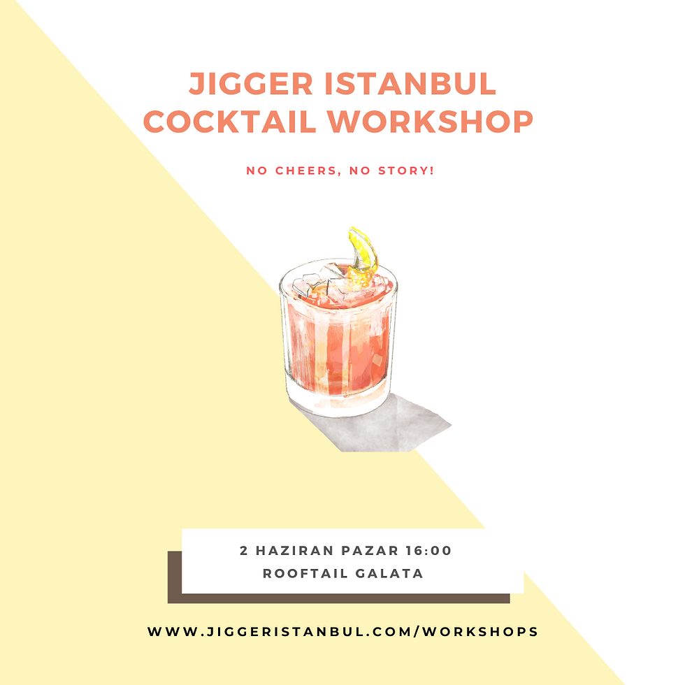 Jigger Istanbul Cocktails Workshop