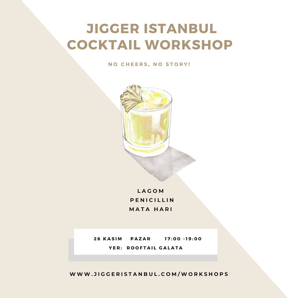 Jigger İstanbul Cocktail Workshop