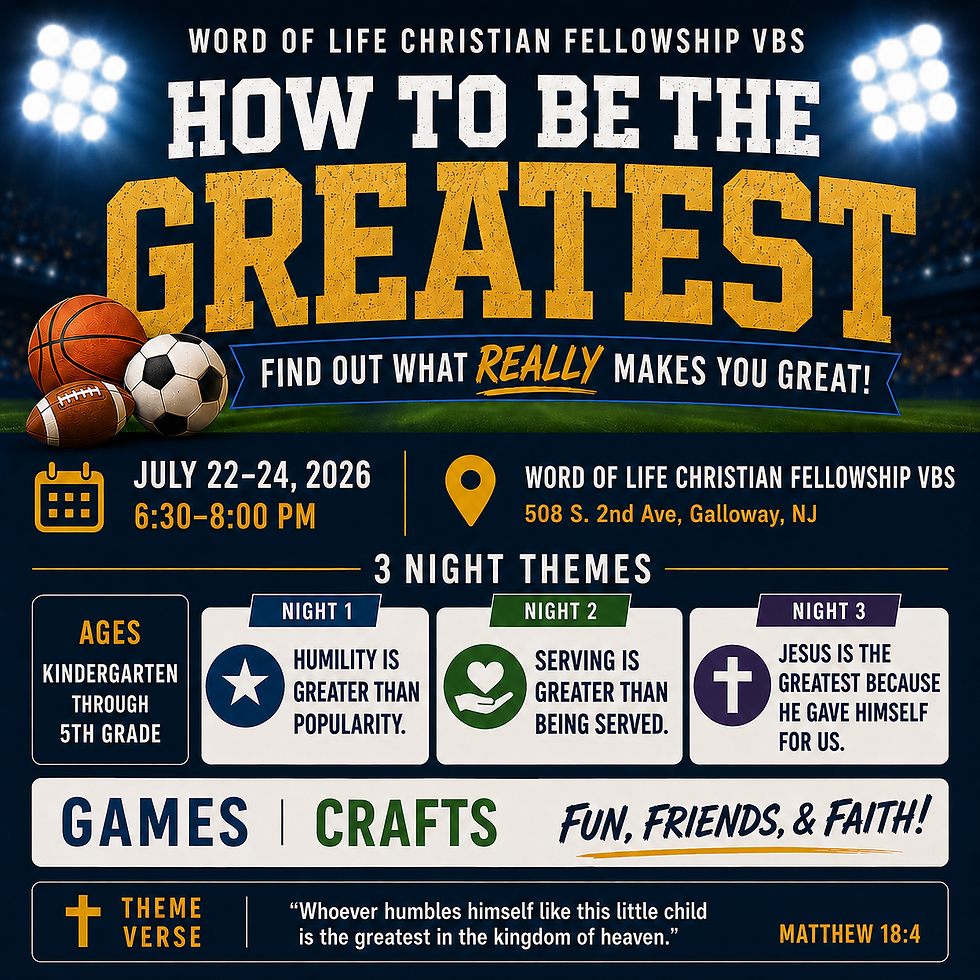 VBS at Word of Life Christian Fellowship