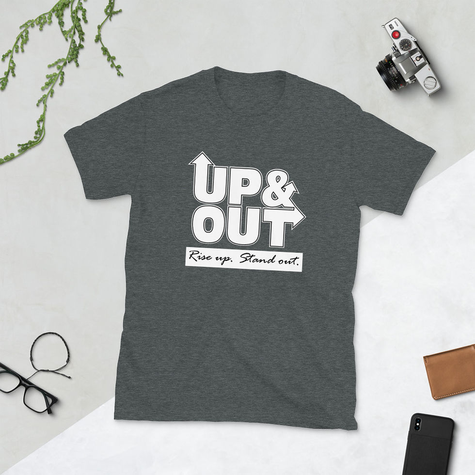 Thumbnail: RISE UP STAND OUT Basic T-Shirt