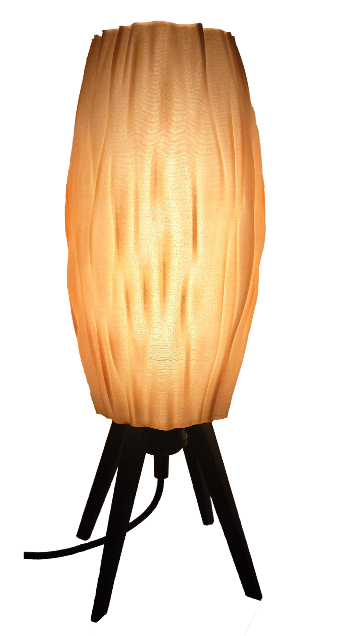 3D-gedruckte Lampe aus recyceltem Kunststoff und Hopfenresten – nachhaltiges Design mit organischer Form, regional produziert