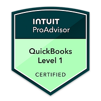 QuickBooks Level 1 Certification Badge