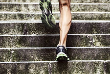 running up staris