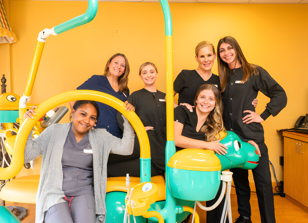 pediatric dental team in Marblehead, MA