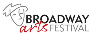 logo for broadway arts festival