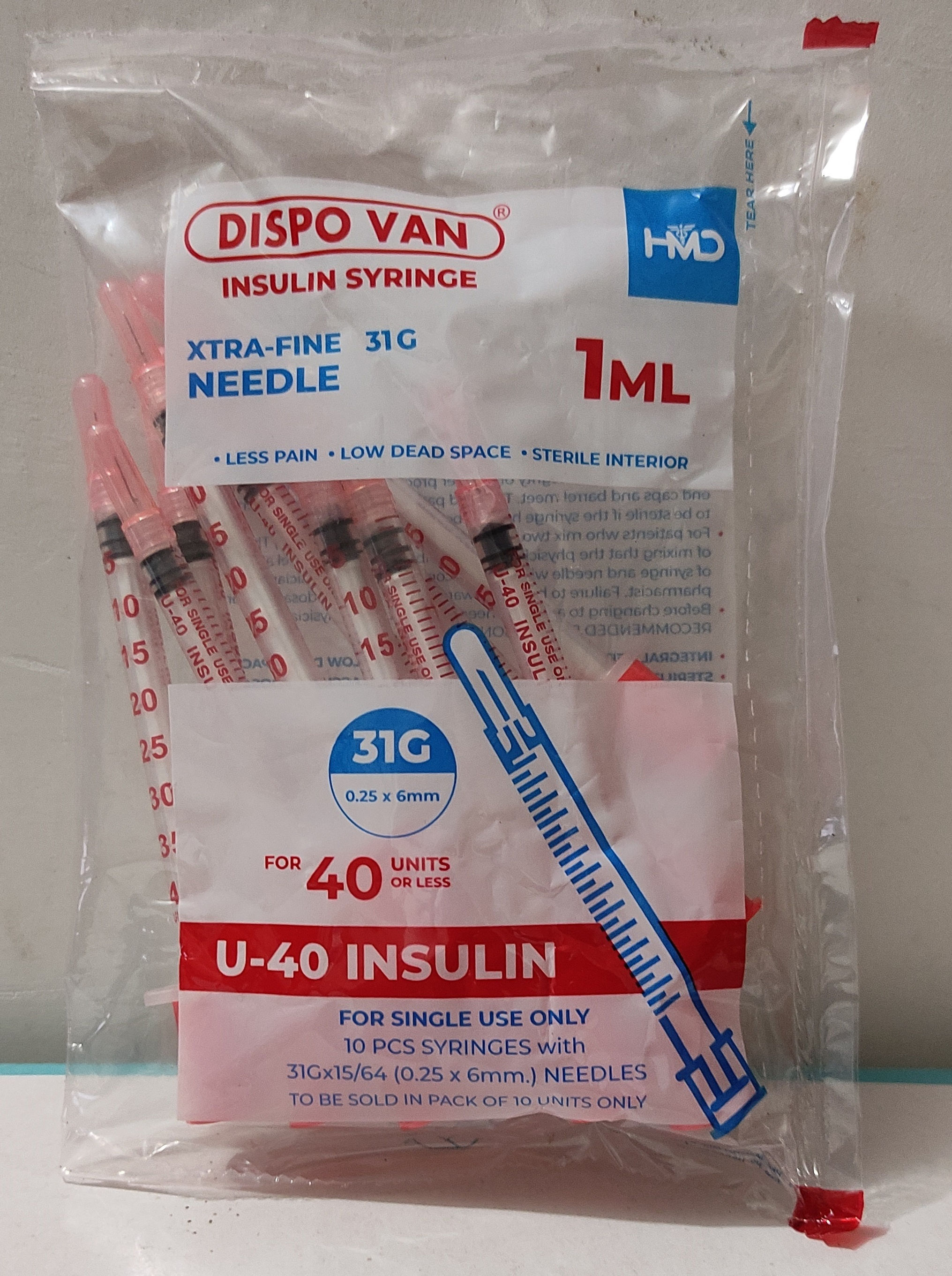 dispovan insulin syringe