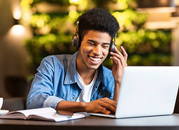 Student with headphiones in online Class --- Male --- 1 --- Nov 20 2025 --- istockphoto-11
