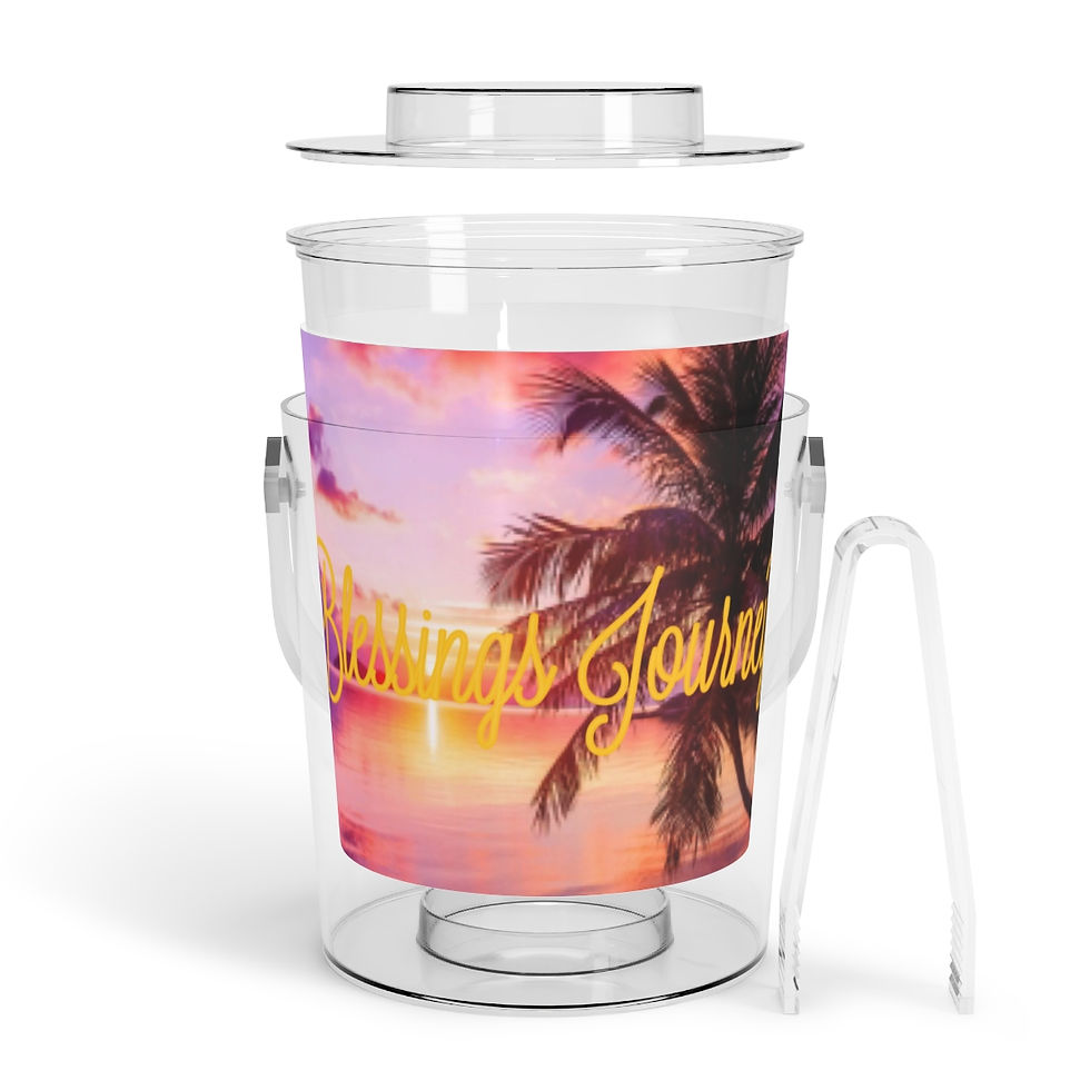 Thumbnail: Blessings Journey Ice Bucket with Tongs