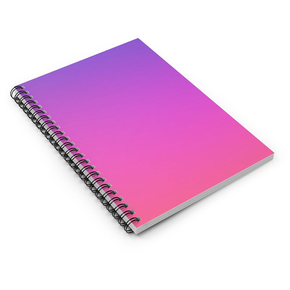Thumbnail: Blessings Journey Spiral Notebook - Ruled Line, Beach Notebook