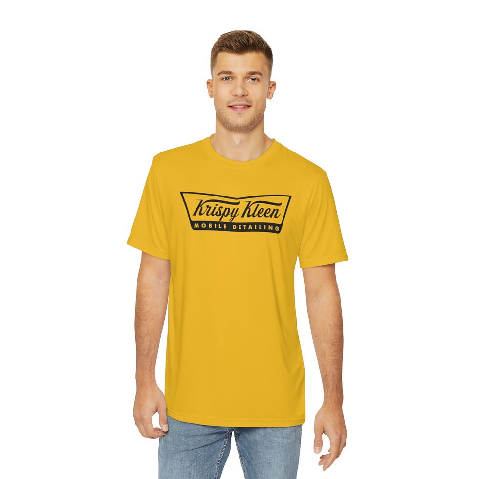 Thumbnail: Krispy Kleen unisex smooth-touch tee - Yellow