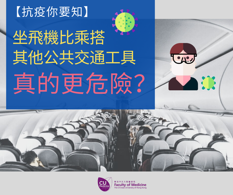 【抗疫你要知● 搭飛機會易中招?】