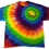 Thumbnail: Tie Dye Offset Happy Face Rainbow Front