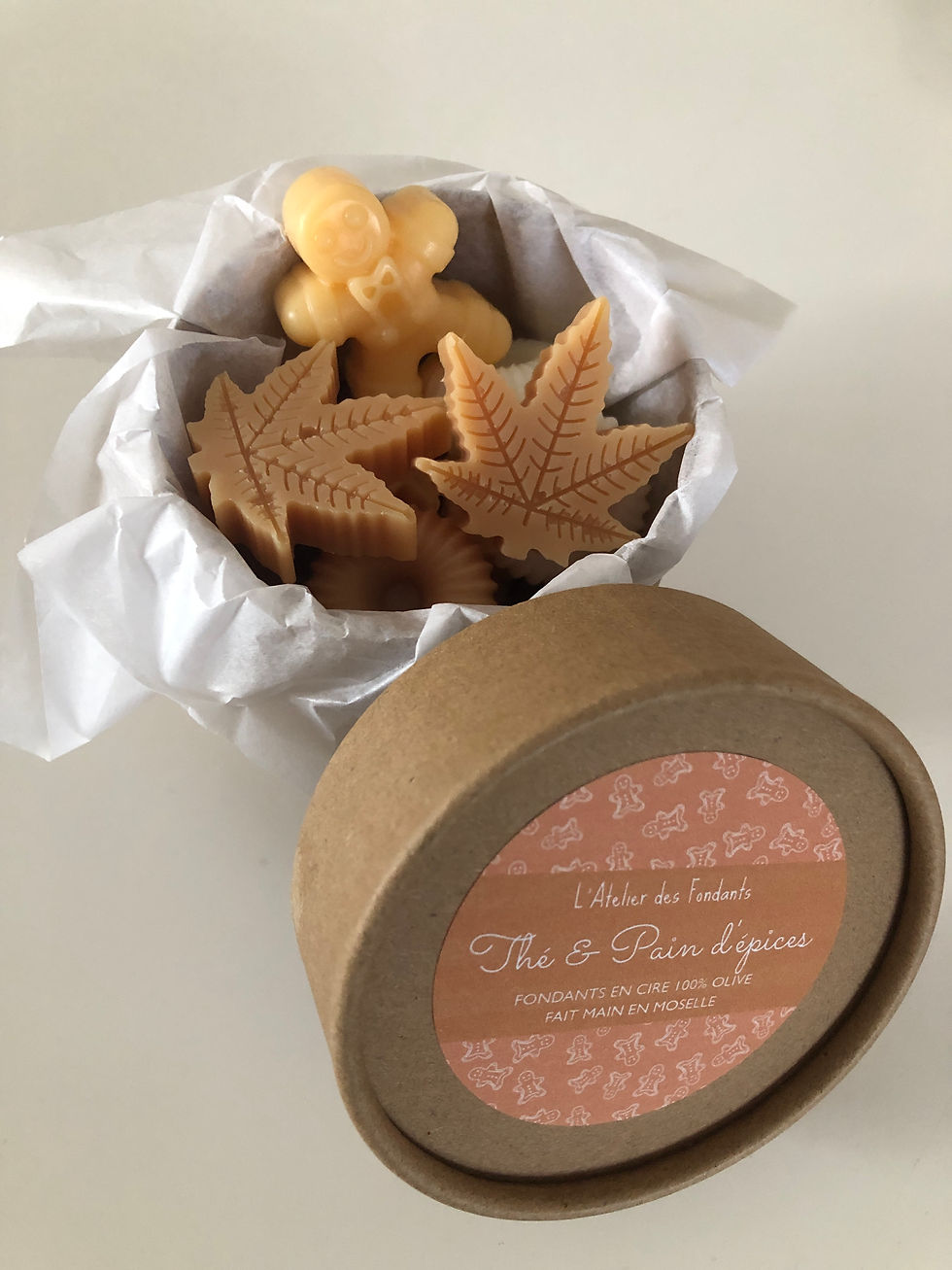 Boite fondants parfumés - Thé & Pain d'épices