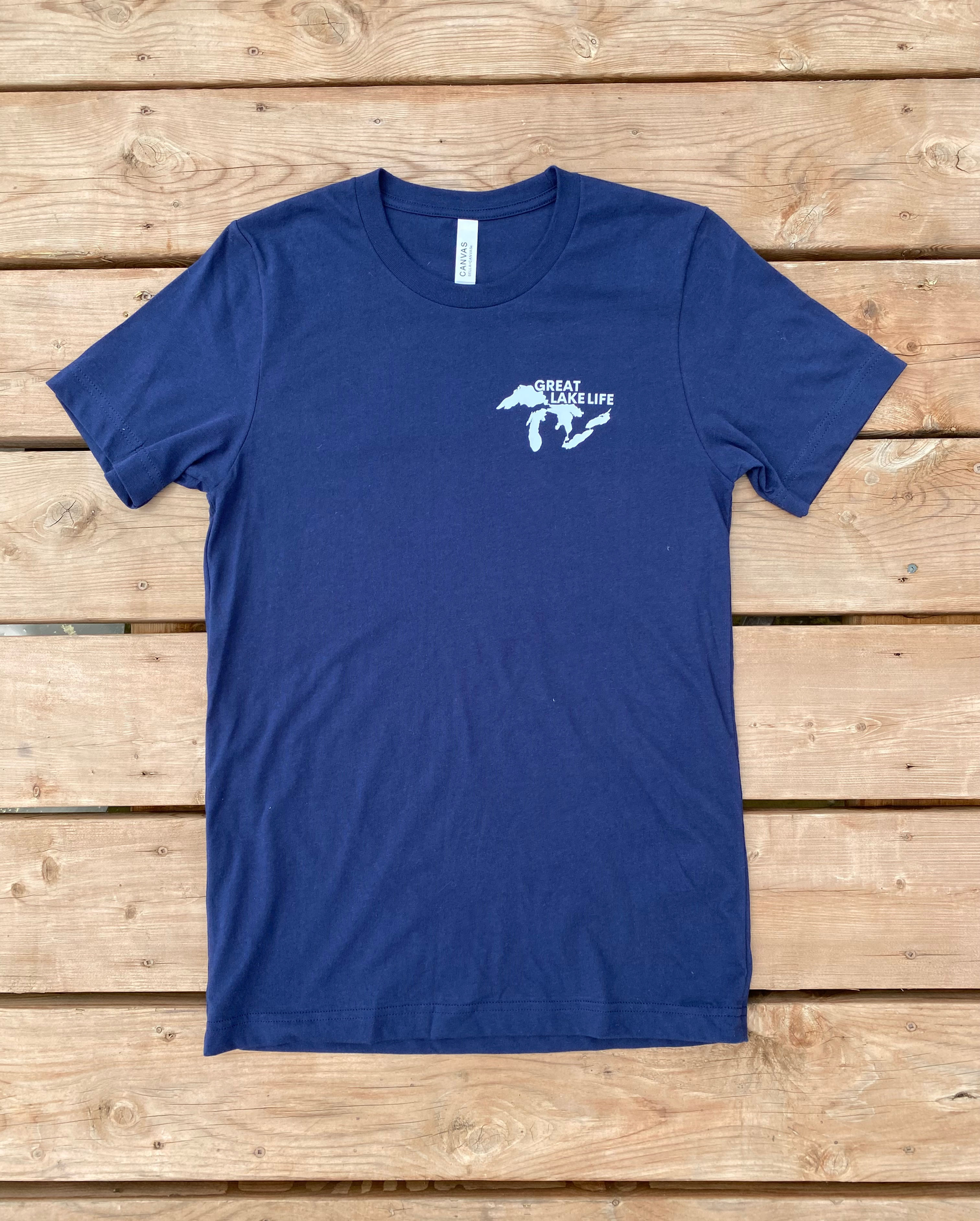 Navy Great Lake Life T-shirt