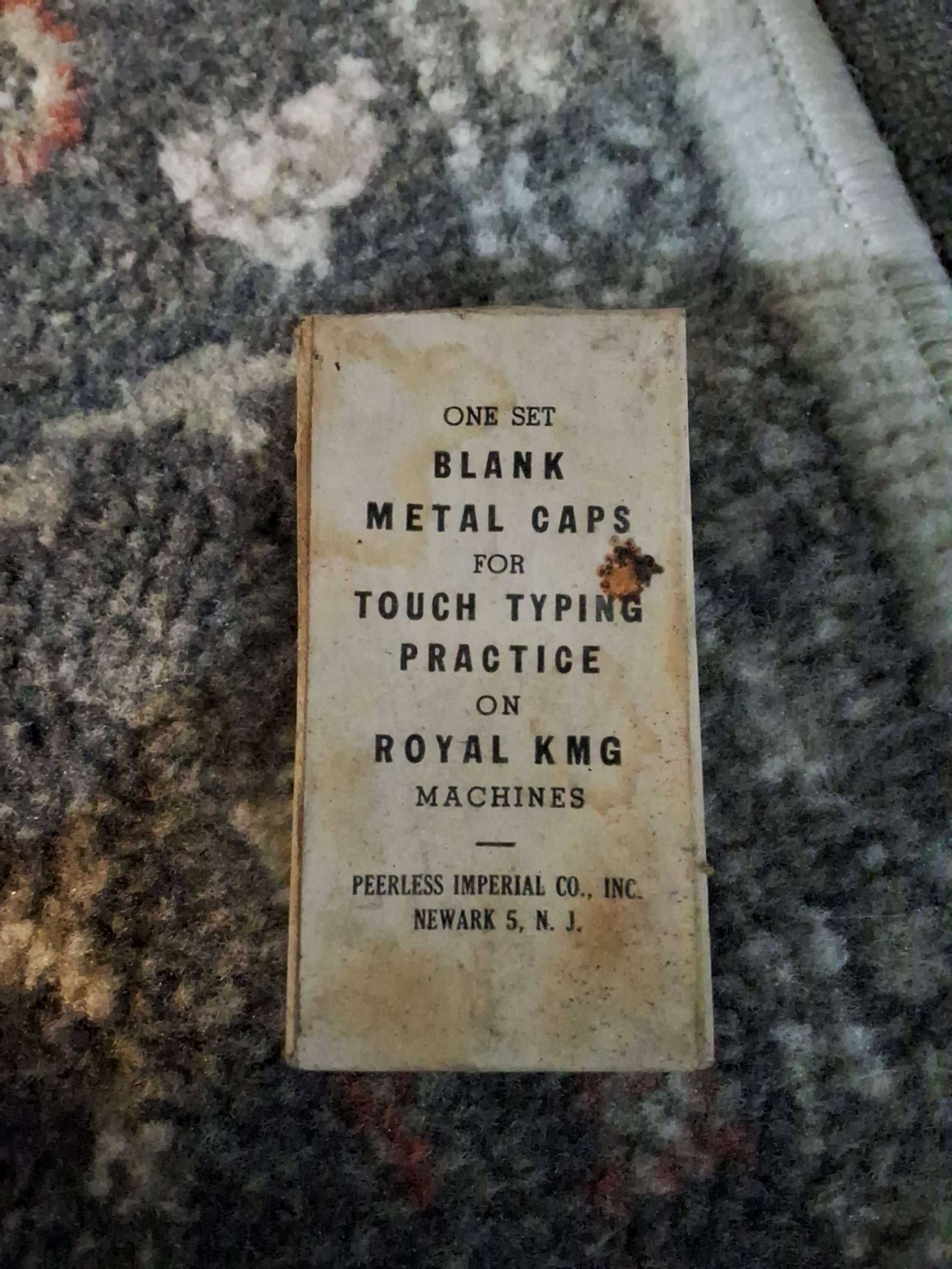 Blank Metal Key Caps for Royal KMG