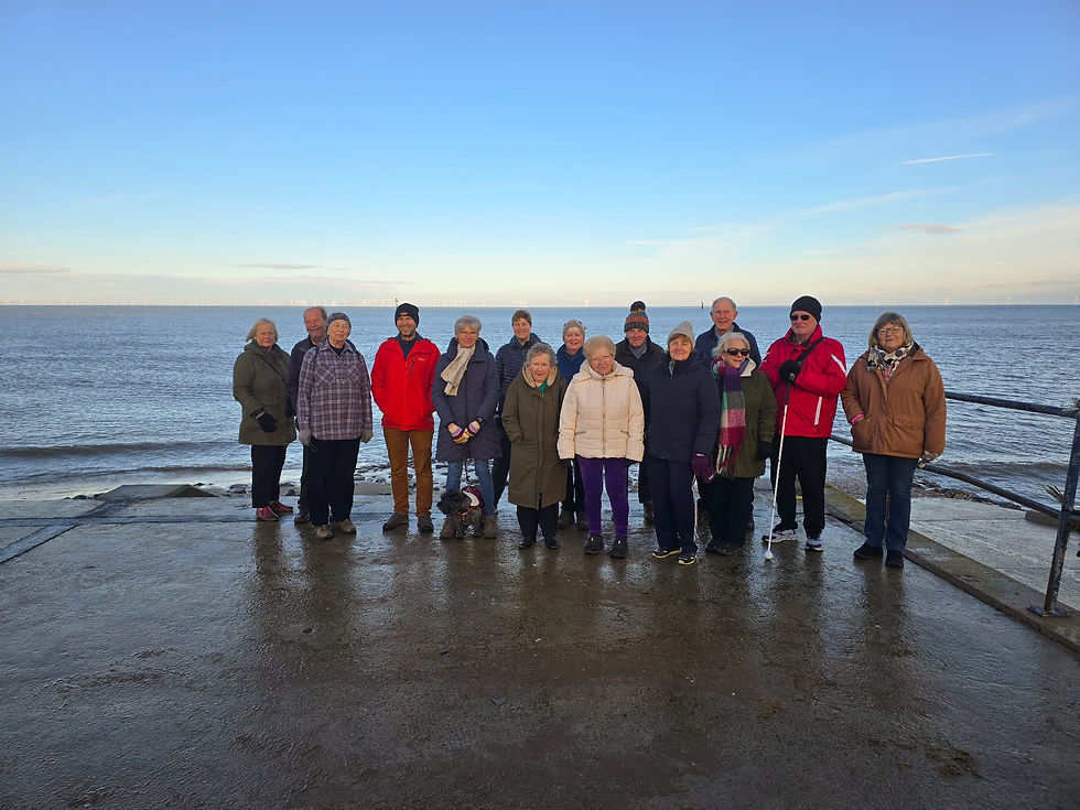 Monthly walk for February.