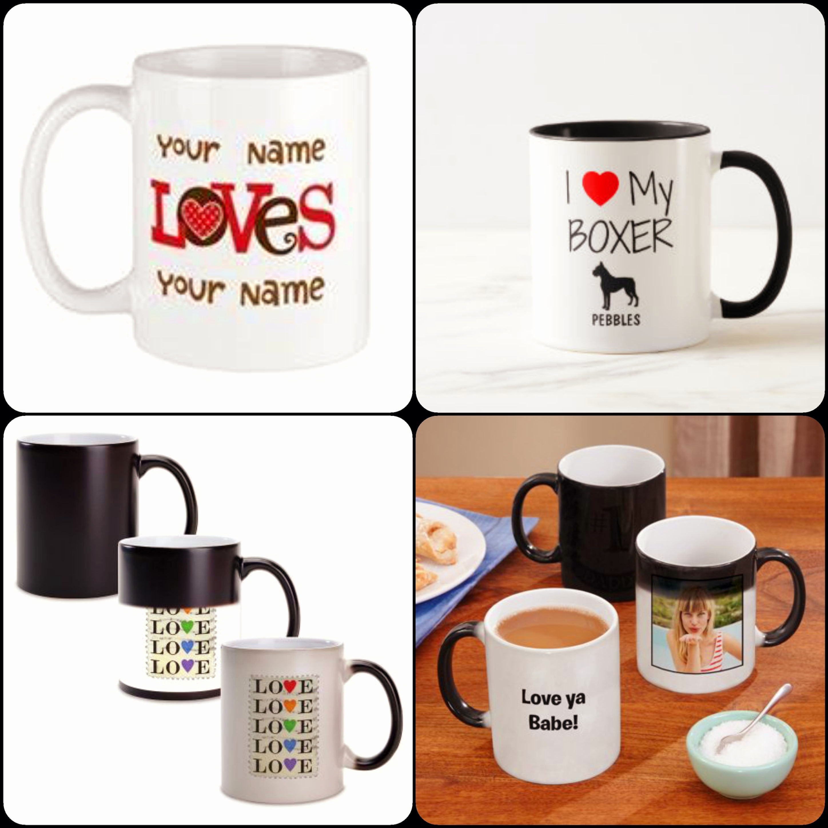 Customized Love Mugs