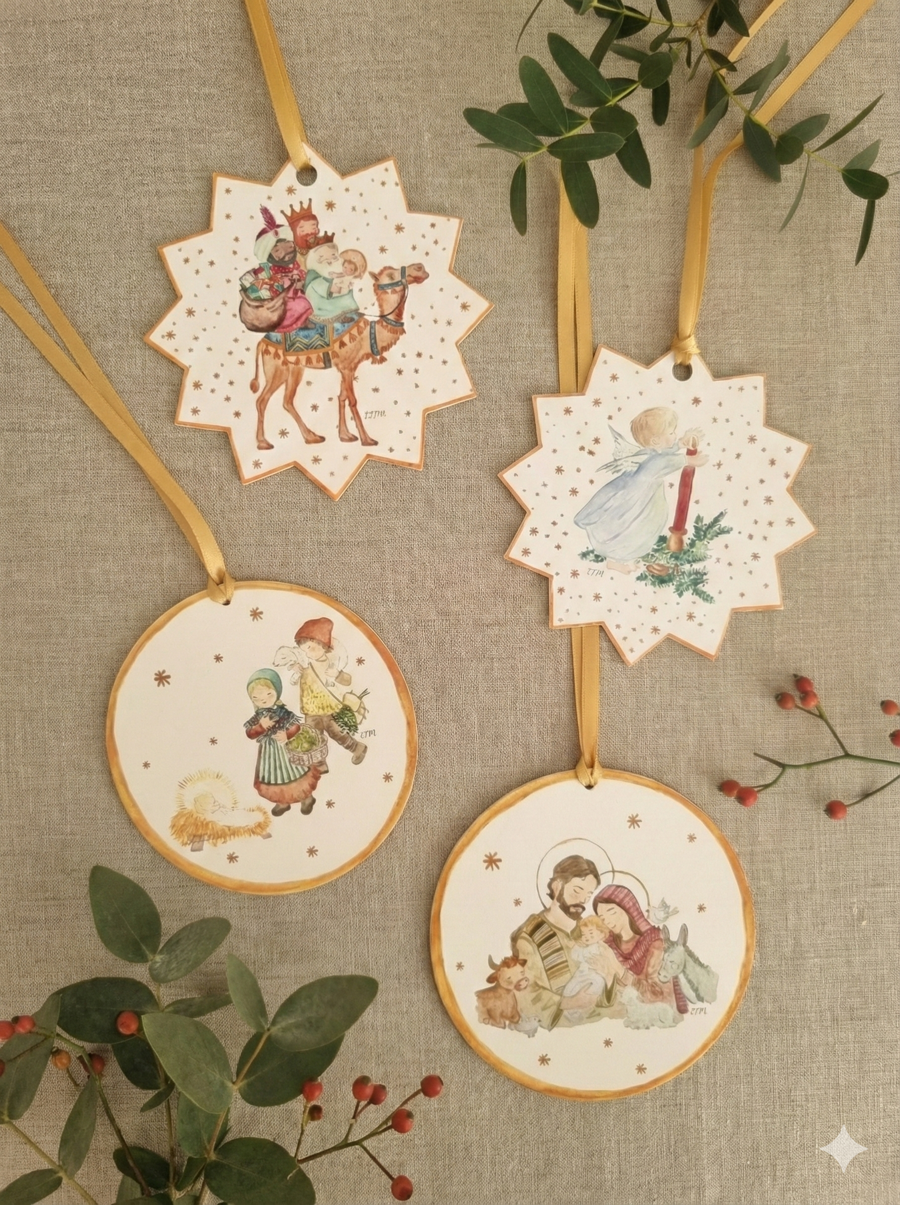 Pack 4 Christmas - Colección Belén