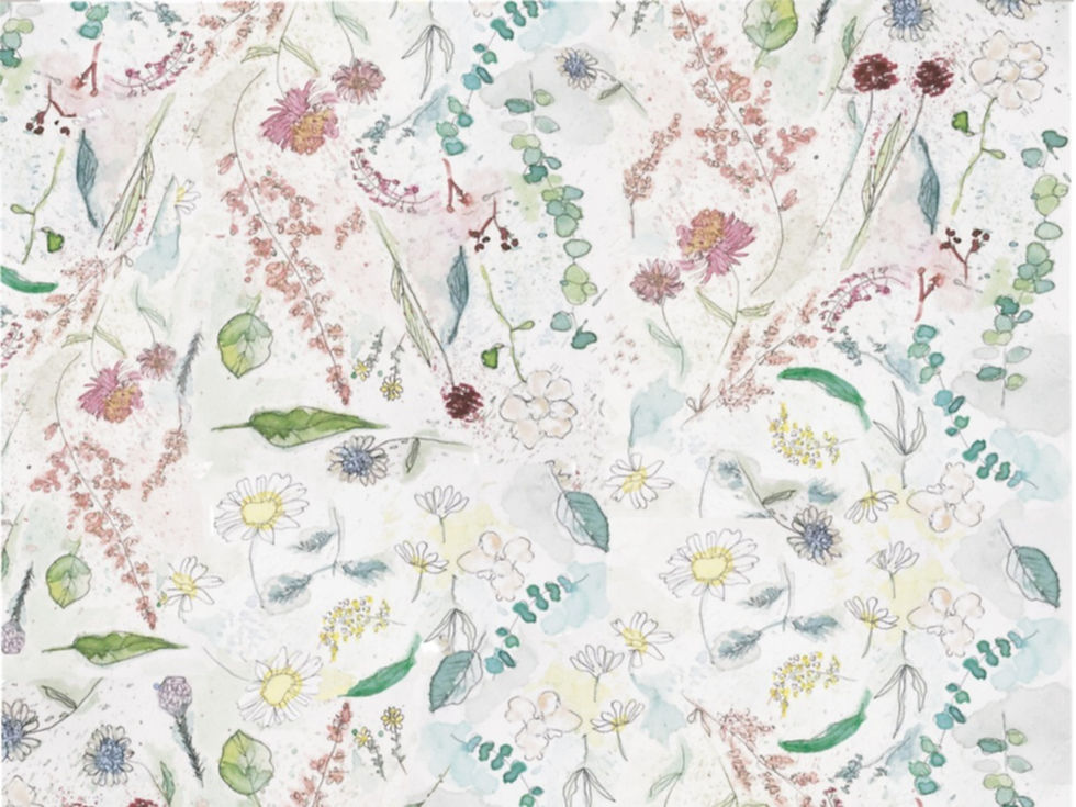 Estampado acuarela CAMPO