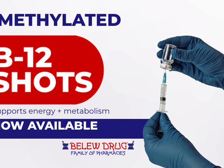 Methylated B-12 shots now available