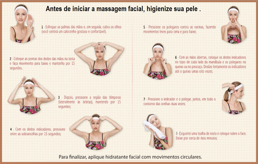 Massagem Facial para Amenizar Expressões de Cansaço, Olheiras e as Bolsas sob os Olhos.