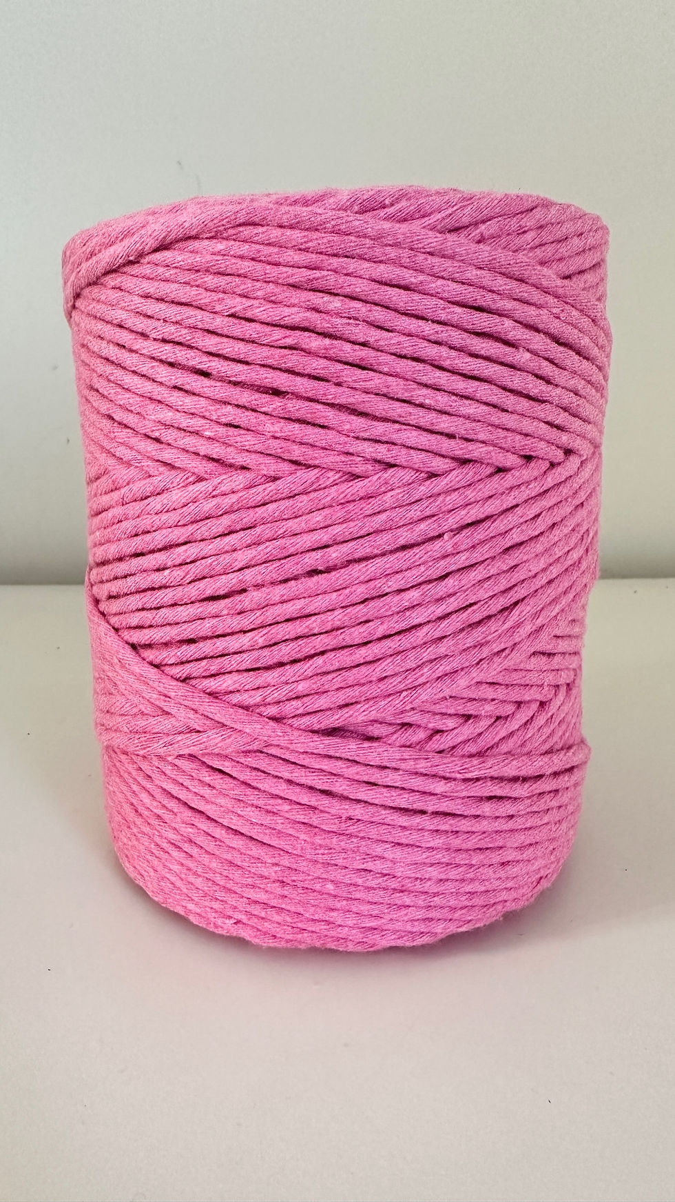 Thumbnail: 3.5mm Barbie Pink Macrame Cord Single Ply