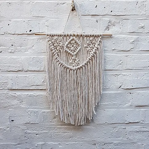 Diy Macrame Wall Hanging Beginners Tutorial Basic Knots Step By Step