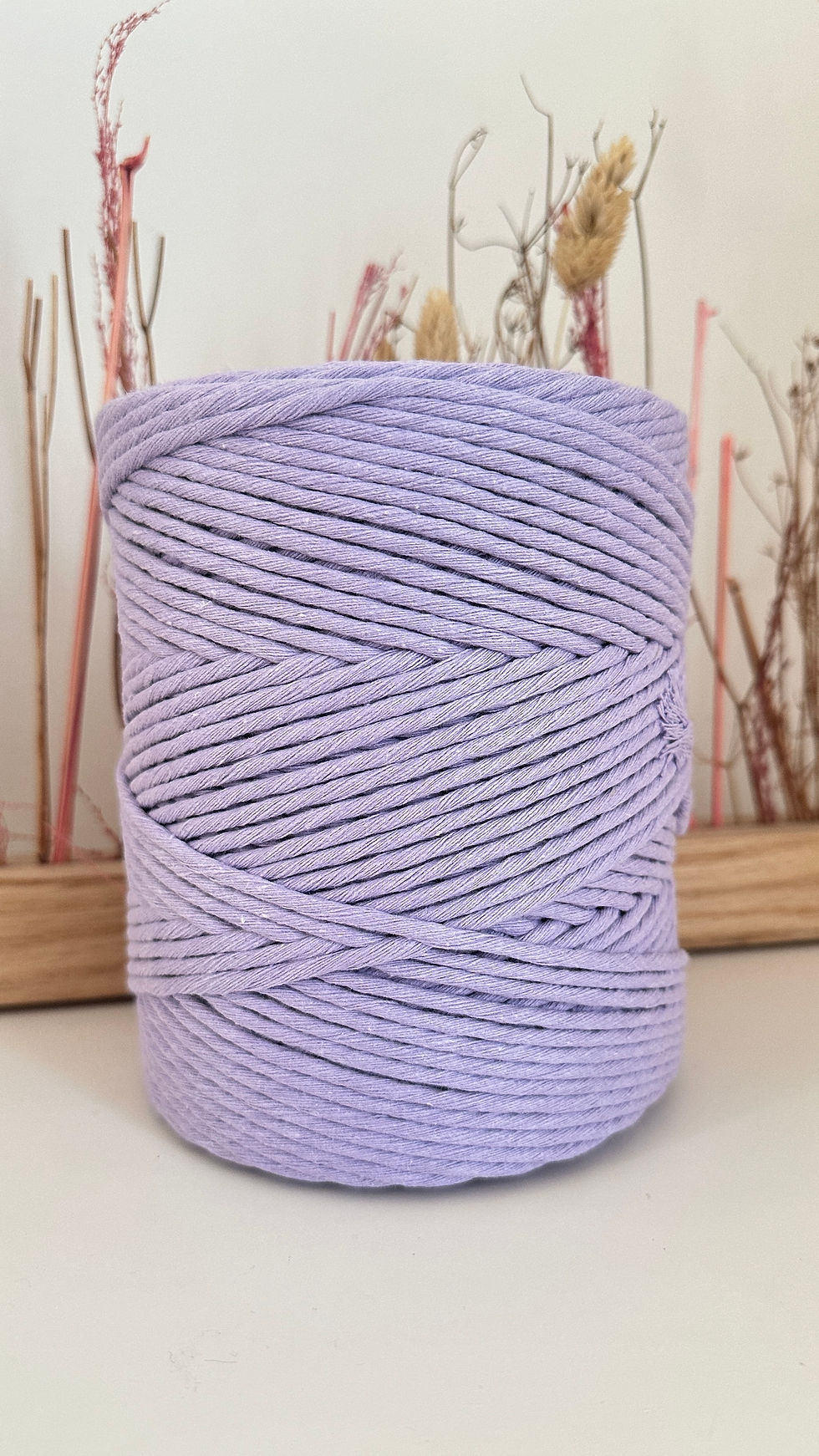 Thumbnail: 3.5mm lilac Single Ply Macrame Cord