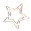 Thumbnail: Medium Star Metal Frame Copper - 29cm/ 12 inch 