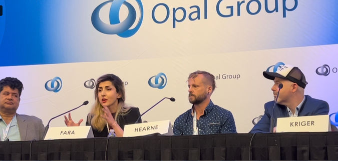 Nico Fara spoke at Opal Group conference.