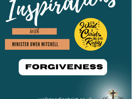 Forgiveness by Minister Owen Mitchell
