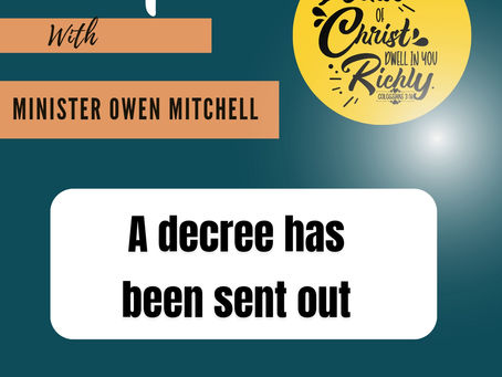A decree has been sent out by Minister Owen Mitchell