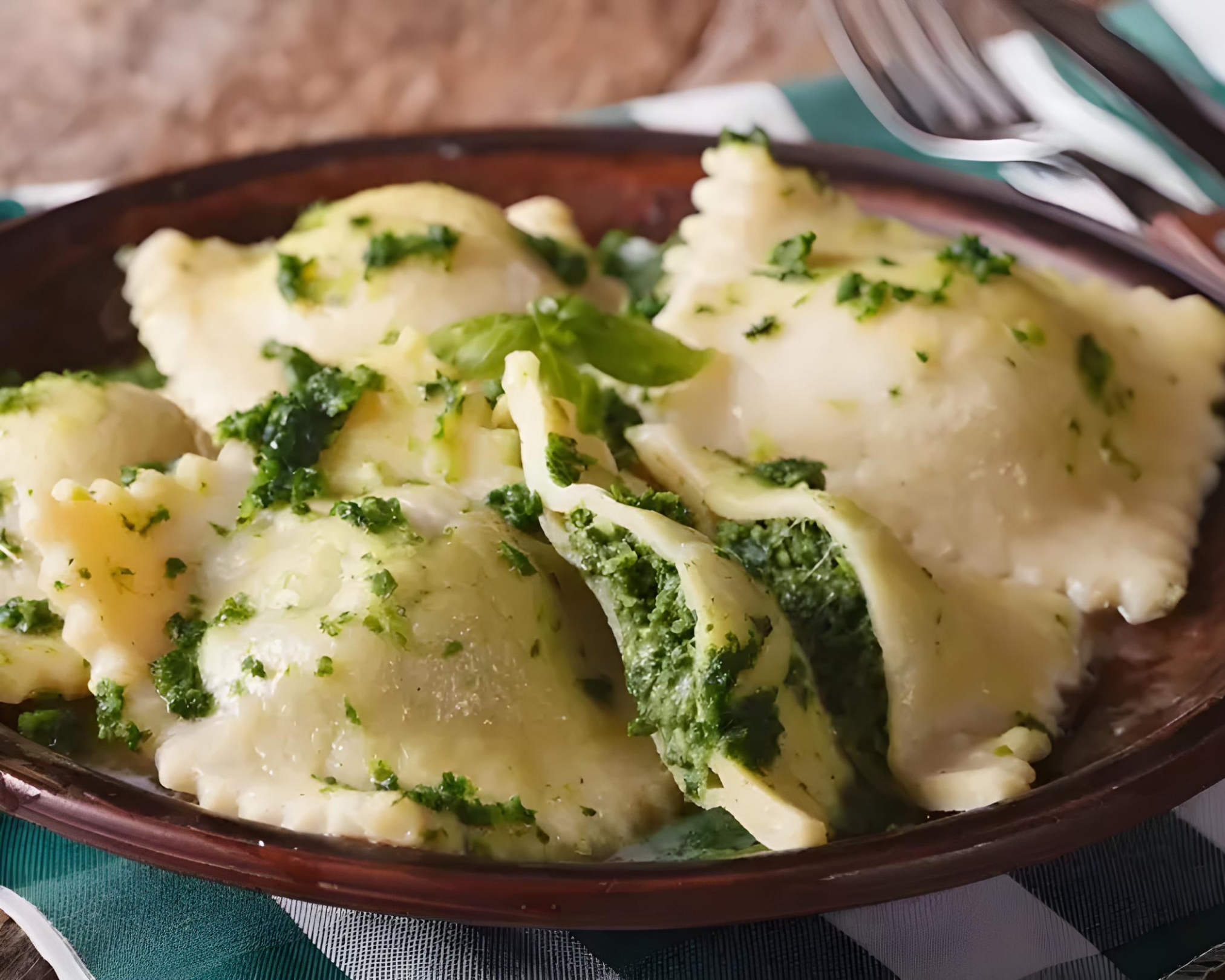 Ispanaklı Ravioli - 500 gr