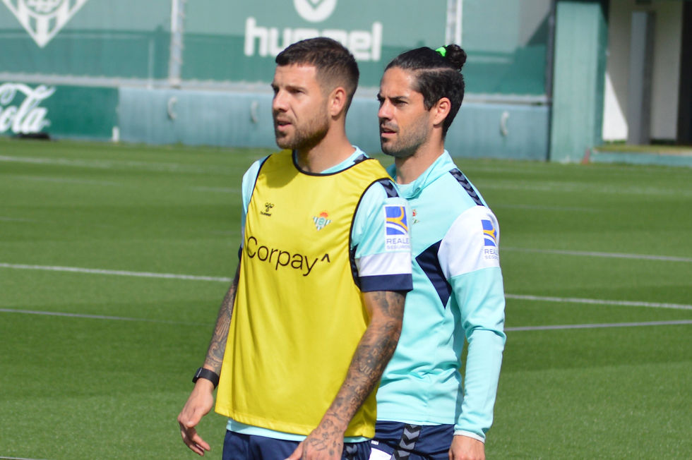 Isco, la alegría del entrenamiento